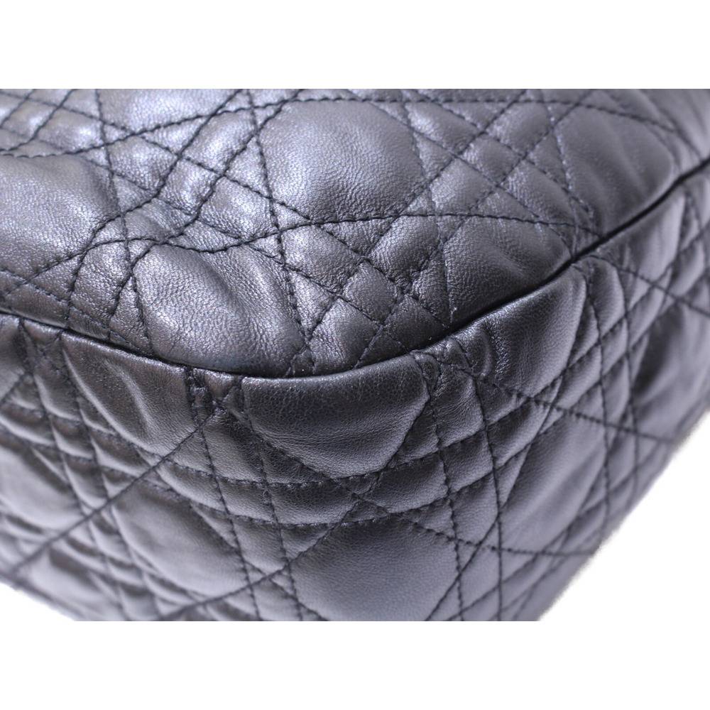 Cannage Bag Black Leather - Picture 4 of 7